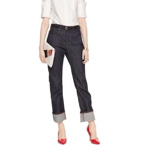 Kate Spade X Raleigh Denim Dare Straight Leg Selvedge Edge Blue Jeans - 26